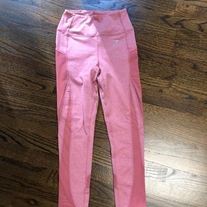 Pink GymShark Tights, XS.